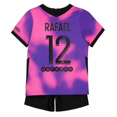 Billiga Fotbollströjor Paris Saint-Germain Rafinha 12 Barn Fourth Jordan tröja 2021 Kortärmad